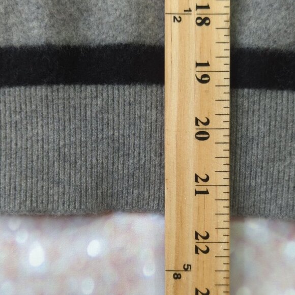 Wolsey Striped Wool 1/4 Zip Sweater, Men's Small - Picture 8 of 9